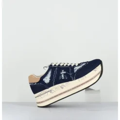Online PREMIATA Sneakers en jean semelle compensé - BETH 6714 JEANS