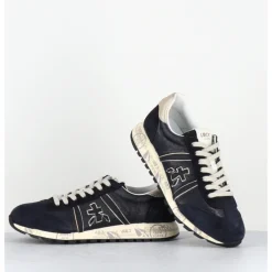 Online PREMIATA Sneakers légères en cuir marine - LUCYD 7021 BLEU