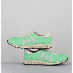 Online PREMIATA Sneakers légères en toile e & lacets beiges - LUCYD 6757 VERT