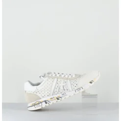 Hot PREMIATA Sneakers légères toile beige ajourée - LUCYD 6669 BLANC