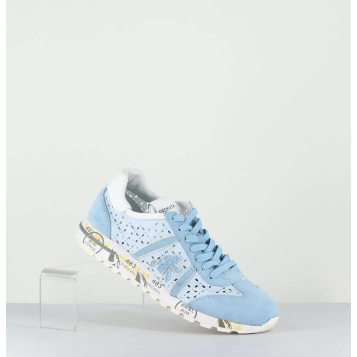 Hot PREMIATA Sneakers légères toile e ajourée - LUCYD 6700 BLEU