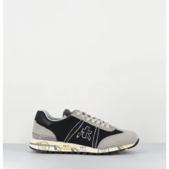Discount PREMIATA Sneakers légères toile e & daim gris - LUCYD 5954 BLACK NOIR