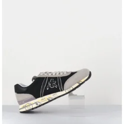 Discount PREMIATA Sneakers légères toile e & daim gris - LUCYD 5954 BLACK NOIR