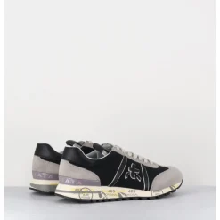 Discount PREMIATA Sneakers légères toile e & daim gris - LUCYD 5954 BLACK NOIR