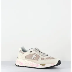 New PREMIATA Sneakers 90s en toile usée - MASED 6681 BEIGE
