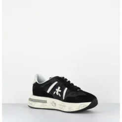 New PREMIATA Sneakers ultra légère cuir & toile nylon - CASSIE 6471 NOIR