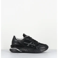Best PREMIATA Sneakers ultra light cuir & toile - MOERUND 7058 NOIR