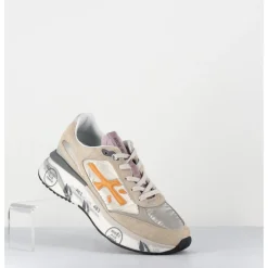 Best PREMIATA Sneakers ultra light daim & toile beige - MOERUND 6442 TAUPE