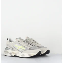 Sale PREMIATA Sneakers ultra light daim & toile métallisé - MOERUND 6988 GRIS