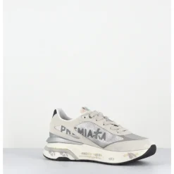 Sale PREMIATA Sneakers ultra light daim & toile métallisé - MOERUND 6988 GRIS