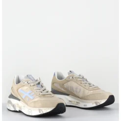 Outlet PREMIATA Sneakers ultra light daim & toile - MOERUND 6990 BEIGE