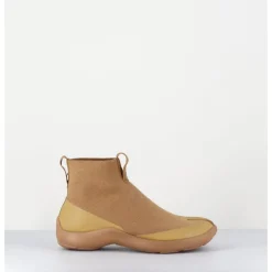 Discount TABI FOOTWEAR TABI HIGHTOP BROWN BEIGE