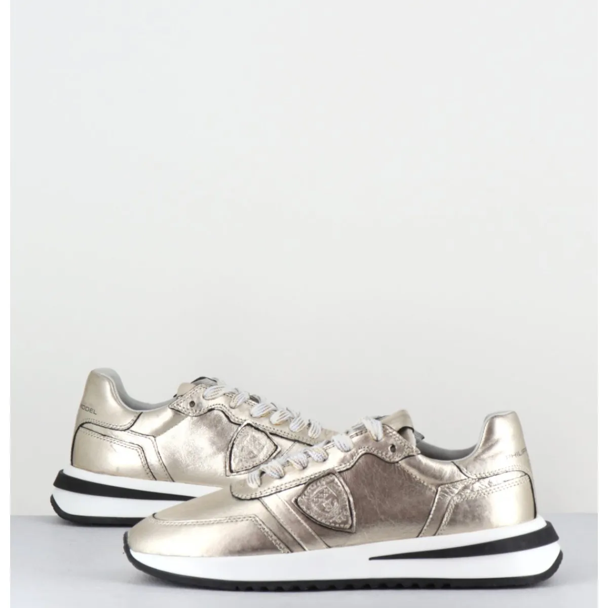 Online PHILIPPE MODEL TROPEZ 2.1 LOW METAL DORE
