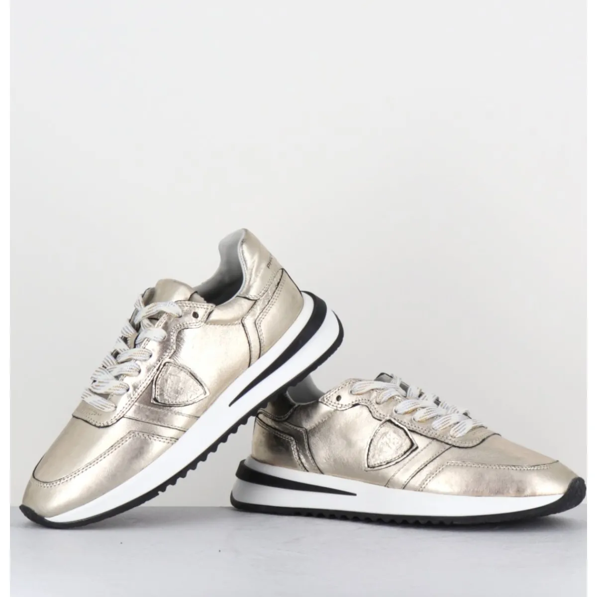 Online PHILIPPE MODEL TROPEZ 2.1 LOW METAL DORE