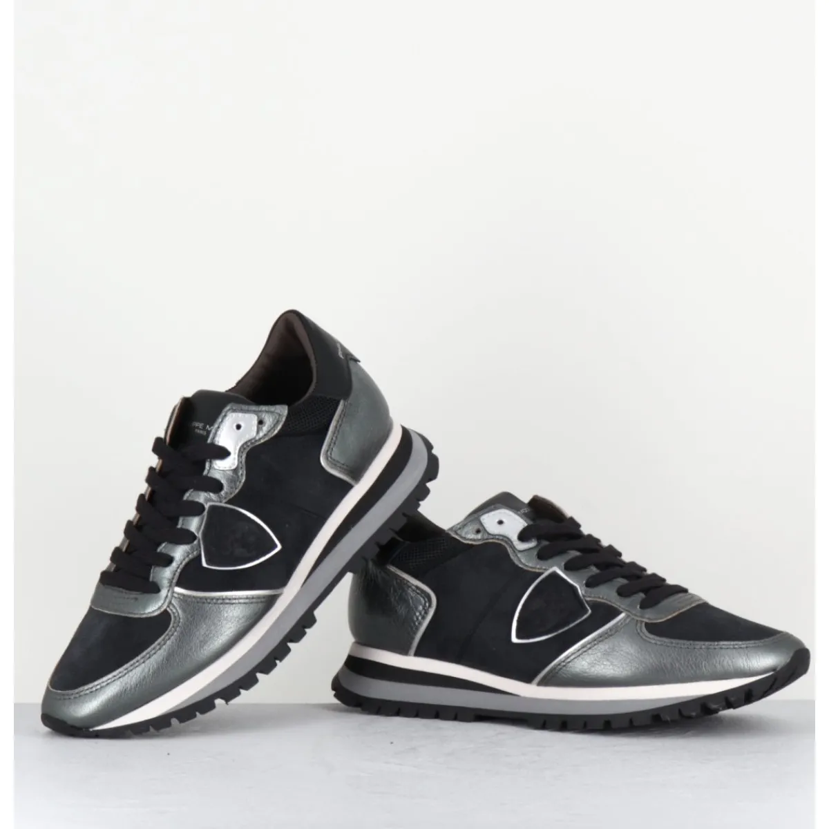 New PHILIPPE MODEL TRPX LOW ANTHRACITE NOIR